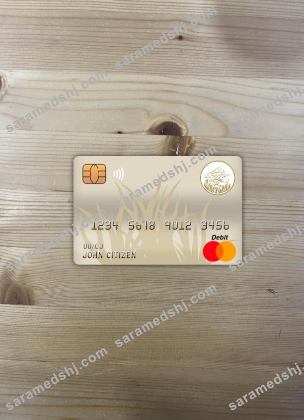 Central African Republic Bank of Central African States (BEAC) bank mastercard photolook front